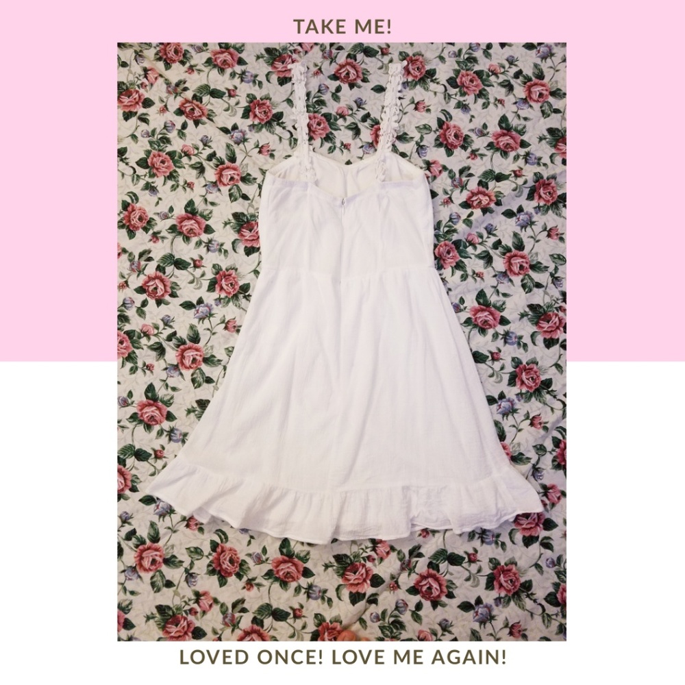 Boho chic white dress